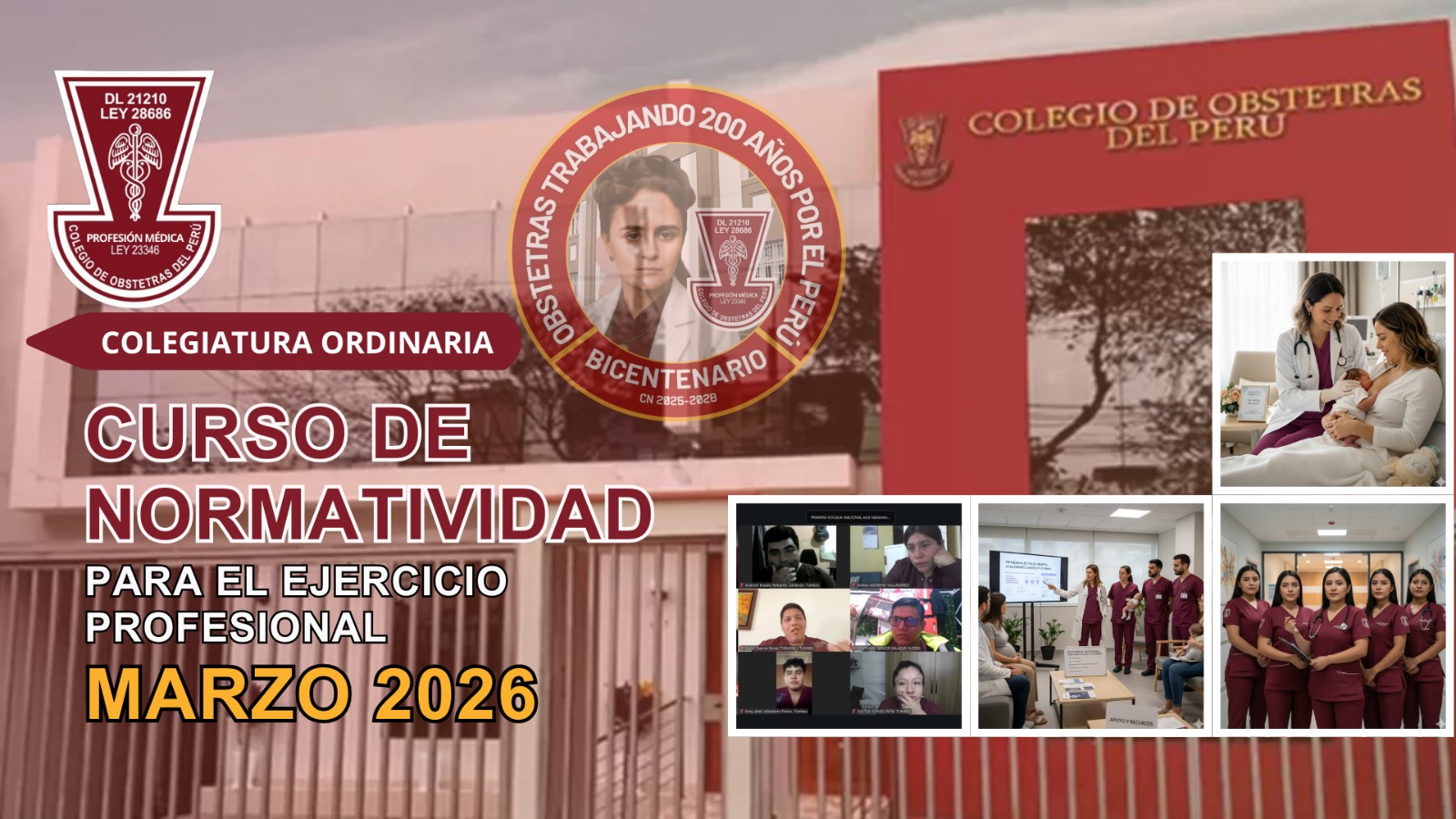CURSO NORMATIVIDAD PARA EL EJERCICIO PROFESIONAL MARZO 2026